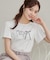 【接触冷感・UVカット・洗える】リボン ロゴTシャツ