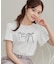 【接触冷感・UVカット・洗える】リボン ロゴTシャツ