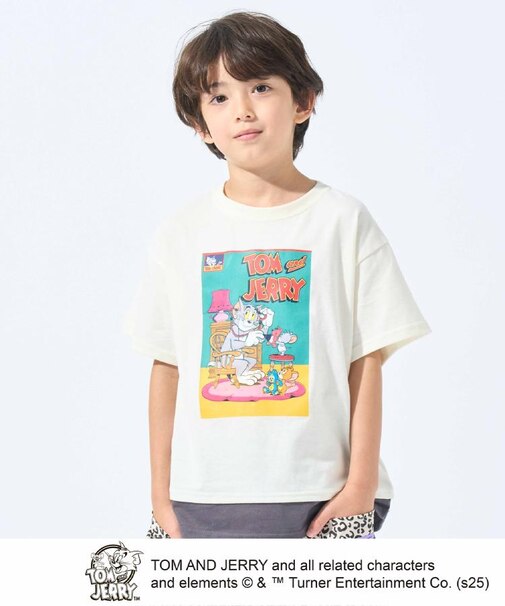 【TOM and JERRY】 ひんやり裾レイヤードTシャツ