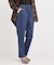 【高レビュー/SS-LL/美脚シルエット】自然に体型カバー イージーデニム テーパードパンツ
