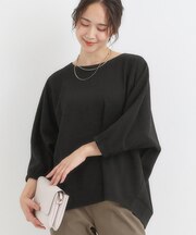【S-LL/7分袖】ゆるシルエットが心地よい ドルマントップス