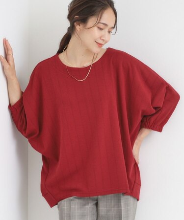 【S-LL/7分袖】ゆるシルエットが心地よい ドルマントップス