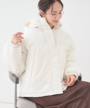 【撥水/あったか】たっぷり着られる 中綿モンスターショートコート