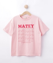 【100-150cm】プリントロゴTシャツ