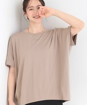 【新色追加/UV/S-LL/体型カバー】秋まで着られる ひやとろドルマンTシャツ