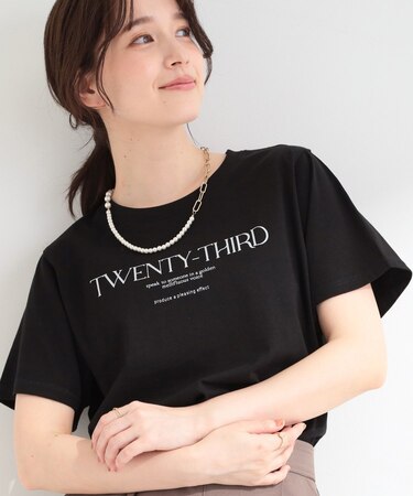 【S-LL/洗濯機可】大人のベーシックカラープリントTシャツ