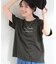 【S-LL/洗濯機可】大人のベーシックカラープリントTシャツ