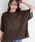 【S-LL/洗濯機可/体型カバー】ゆるっとこなれる 大人のシアースラブTシャツ
