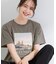【UV/S-LL/洗濯機可】真夏に着たい裾レースが女性らしさをプラスする プリントアソートTシャツ