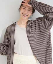 【洗濯後しわになりにくい/S-LL】お顔も手の甲もしっかりカバー 日よけ・指穴付きUVパーカ