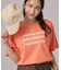 【S-LL/洗濯機可】大人っぽく着られる ジェルロゴプリントTシャツ