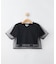【110-150cm】メッシュデザインTシャツ