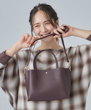 【軽量/2WAY】ふわっと軽いミニトートバッグ