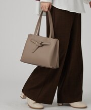 【軽量/2WAY】ふわっと軽いベルトトートバッグ
