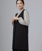 セレモニーカットジョーゼットロングジレ