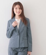 【接触冷感/吸水速乾】セットアップ対応ストレッチテーラードジャケット《イージーアイロン/洗濯機OK/XS~3L》