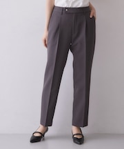 【防シワ】セットアップ可 ストレッチテーパードパンツ《洗濯機OK/イージーアイロン》