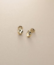 K10【サステナブル】ペアシェイプ スタッドピアス