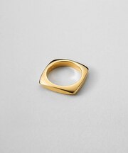 シルバー スクエアクッションカットリング GP