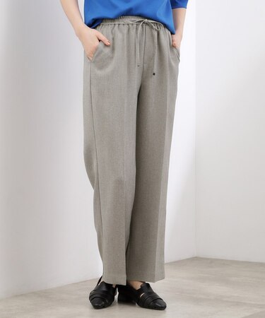 高評価!【カセット服】リネンライクソフトフレアパンツ