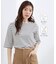 【二の腕カバー/すっきり見え・抗菌防臭/UVカット】きちんと素材のボートネックTシャツ