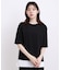 【UVカット・洗濯機◎】Tシャツ感覚で着られるコットン混ニット