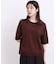【UVカット・洗濯機◎】Tシャツ感覚で着られるコットン混ニット