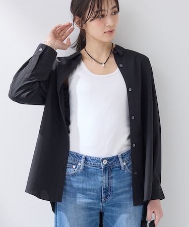 【羽織りとしても活躍】ベーシックレギュラーシャツ