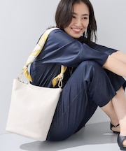 【ハンドル2WAY/A4収納】スカーフハンドル バケツバッグ