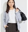 【華やか／着回し力◎】上品ツイードVネックジャケット