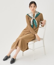 【一着でコーデ完成!】ニットコンビ 美スタイルワンピース