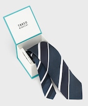 【BOXセット/LIMITED】ストライプネクタイ&タイバー