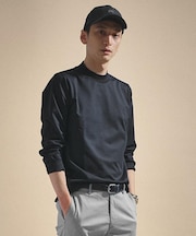 ハイゲージ モックネックTシャツ