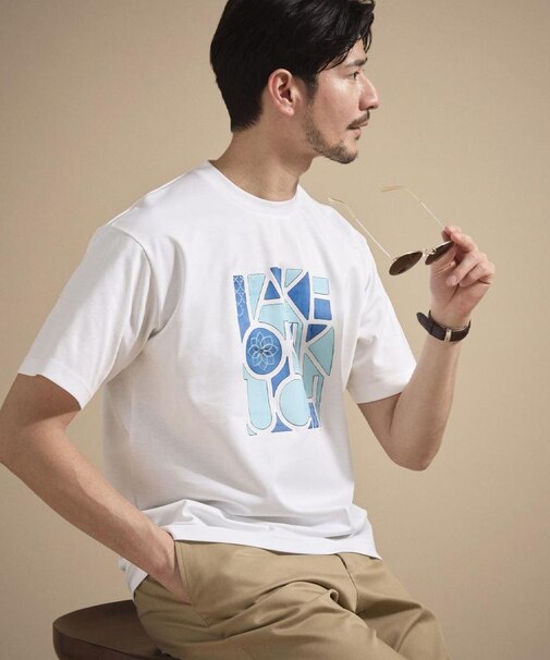 ロゴグラフィック プリントTシャツ