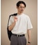 【接触冷感】アイスクリアコットン モックネック Tシャツ