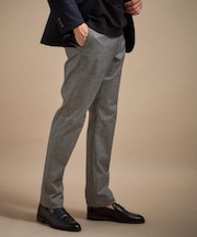 【銘品】播州織り ヘリンボン ストレートパンツ