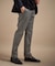 【銘品】播州織り ヘリンボン ストレートパンツ