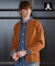 【BOWLER HAT LABEL】日本製クルーネックカーディガン