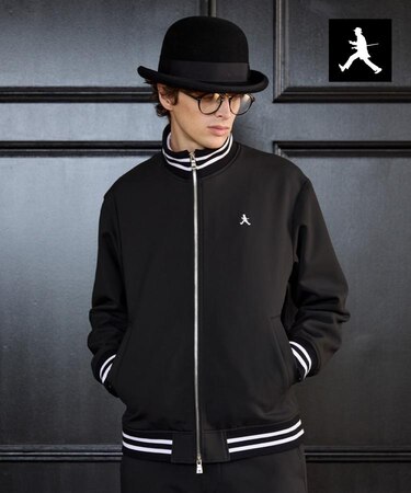 【BOWLER HAT LABEL】ダウンファブリック トラックジャケット