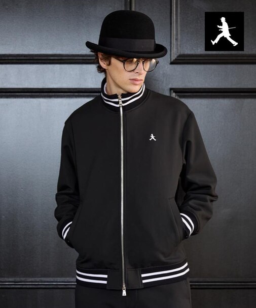 【BOWLER HAT LABEL】ダウンファブリック トラックジャケット