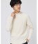 ハイゲージ モックネック ニット プルオーバー