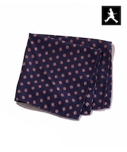 【BOWLER HAT LABEL】小紋プリントチーフ