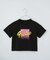 【110－160】レトロロゴTシャツ/洗濯機OK