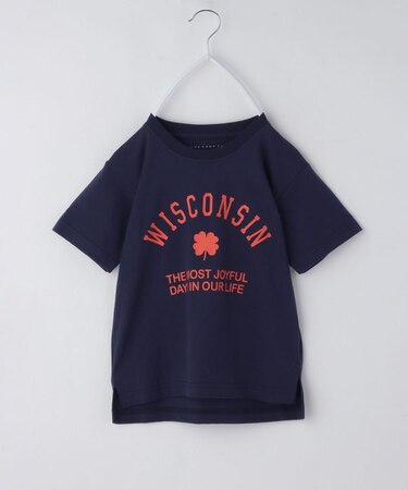 【110-160/6色展開】コットン半袖Tシャツ/洗濯機OK