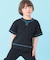 【110－160】配色ステッチガゼットTEE
