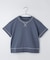 【110－160】配色ステッチガゼットTEE