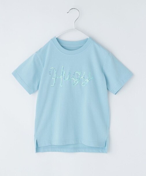 天竺アソートプリント半袖Tシャツ 幾何学アート、スパンコール、飛行機