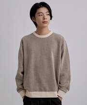 ステップパターンモールニット