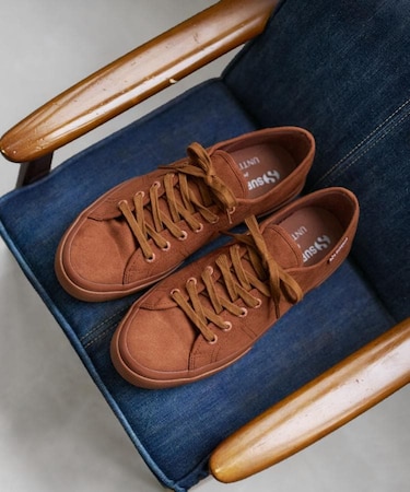 【別注】SUPERGA3740 スエード調スニーカー