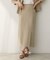 【セットアップ可/きれいめ】スエードライクスカート